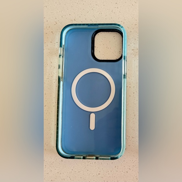 Casetify Blue Wavy Check Phone Case - Picture 2 of 2